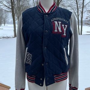 Vintage Aeropostale varsity bomber jacket M